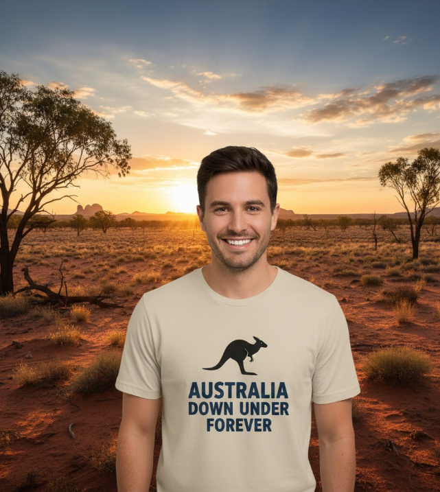 Gift idea for Australia travelers - Australia Down Under Forever t shirt