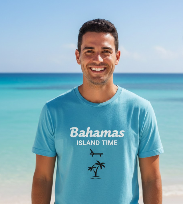 Gift idea for Bahamas travelers - Bahamas Island Time t shirt