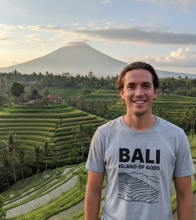 Gift idea for Bali lovers - Bali Island Of Gods t shirt