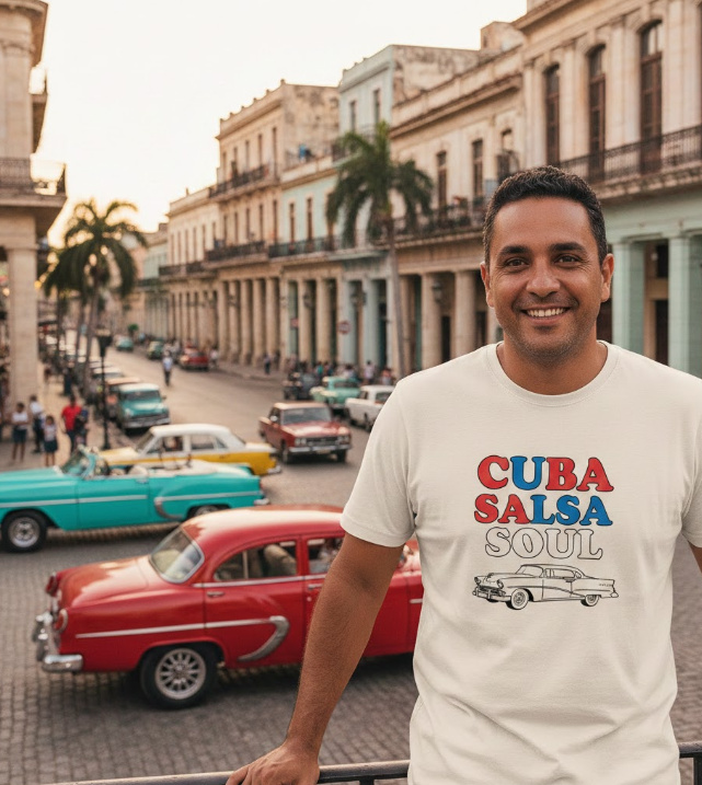 Gift idea for Cuba enthusiasts - Cuba Salsa Soul t shirt