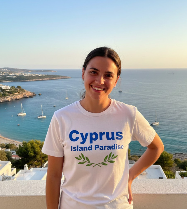 Gift idea for Cyprus fans - Cyprus Island Paradise t shirt