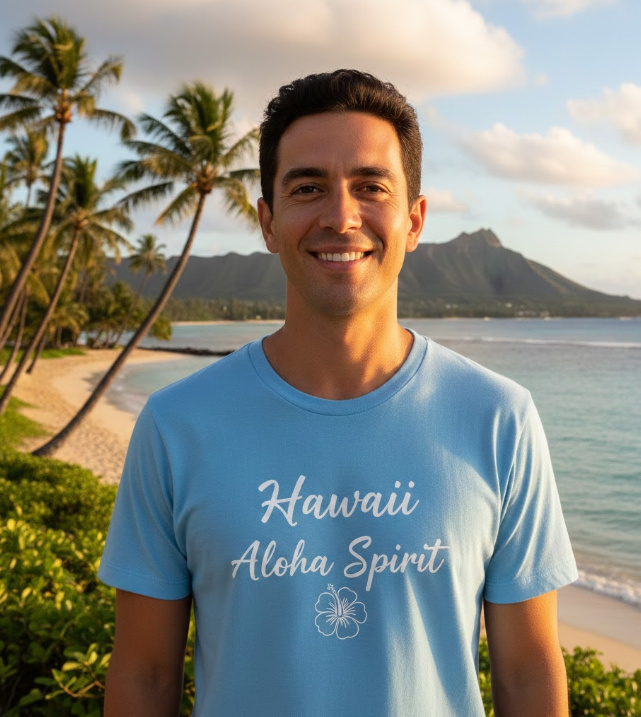 Gift idea for Hawaii fans - Hawaii Aloha Spirit t shirt