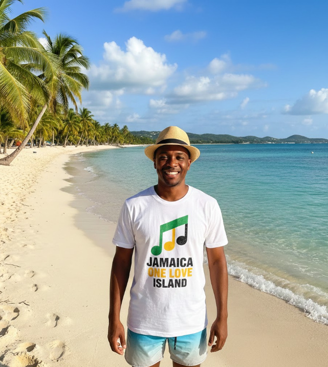 Gift idea for Jamaica lovers - Jamaica One Love Island t shirt
