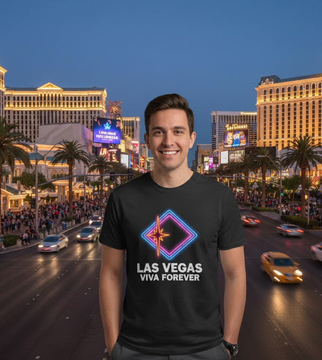 Gift idea for Las Vegas enthusiasts - Las Vegas Viva Forever t shirt