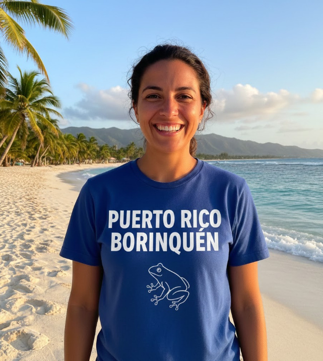 Gift idea for Puerto Rico fans - Puerto Rico Borinquen t shirt