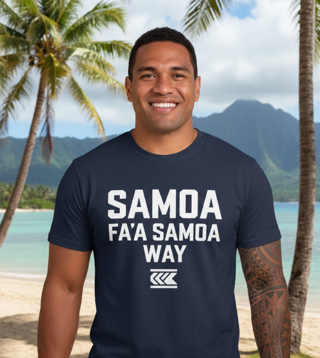 Gift idea for Samoa travelers - Samoa Fa'a Samoa Way t shirt