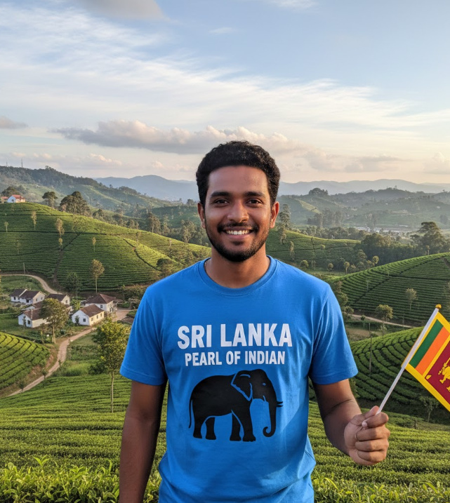 Gift idea for Sri Lanka lovers - Sri Lanka Pearl Of Indian t shirt