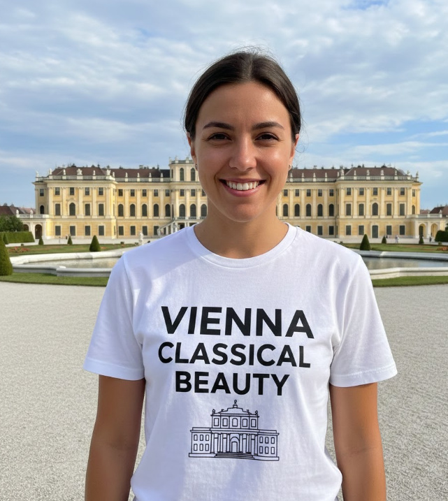 Gift idea for Vienna travelers - Vienna Classical Beauty t shirt