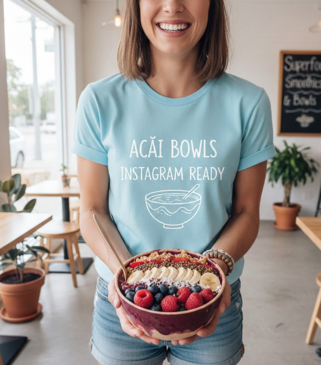 Gift idea for acai bowl fans - Acai Bowls Instagram Ready t shirt