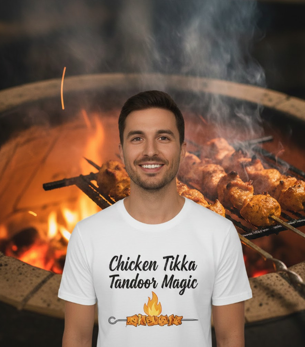 Gift idea for chicken tikka lovers - Chicken Tikka Tandoor Magic t shirt