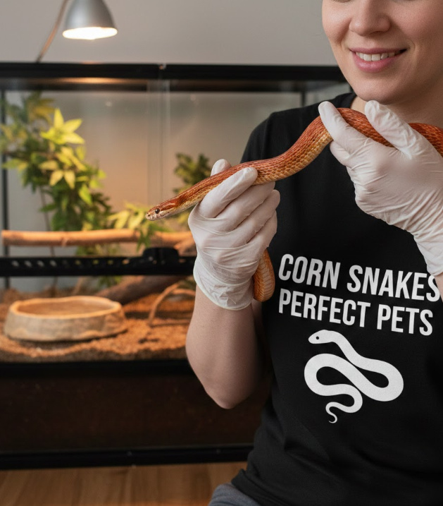 Gift idea for corn snake lovers - Corn Snakes Perfect Pets t shirt