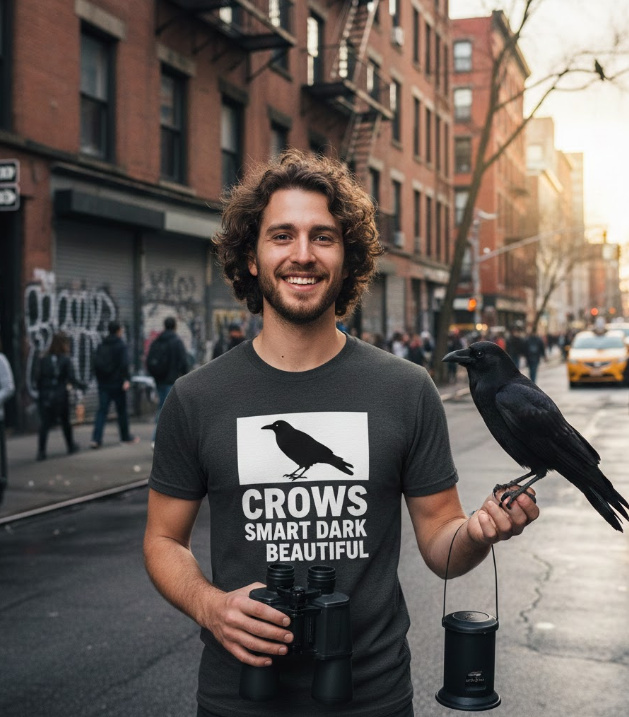 Gift idea for crow lovers - Crows Smart Dark Beautiful t shirt