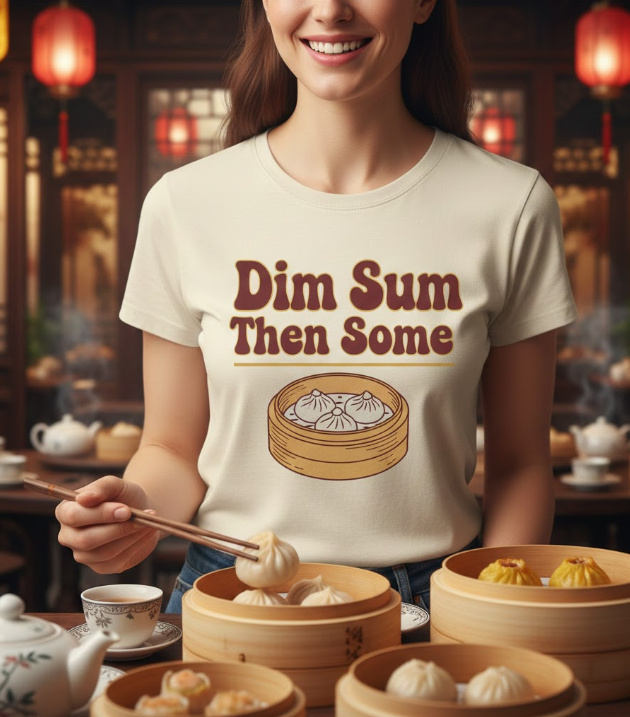 Gift idea for dim sum fans - Dim Sum Then Some t shirt