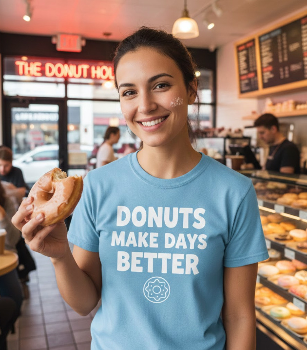 Gift idea for donuts lovers - Donuts Make Days Better t shirt