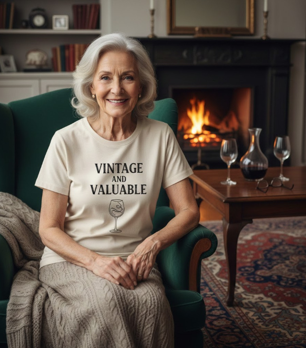 Gift idea for elderly - Vintage And Valuable t shirt
