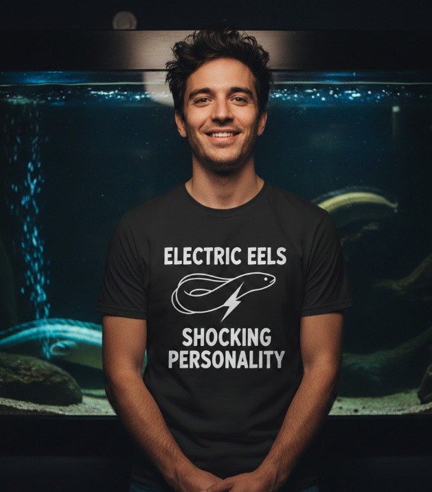 Gift idea for electric eel fans - Electric Eels Shocking Personality t shirt