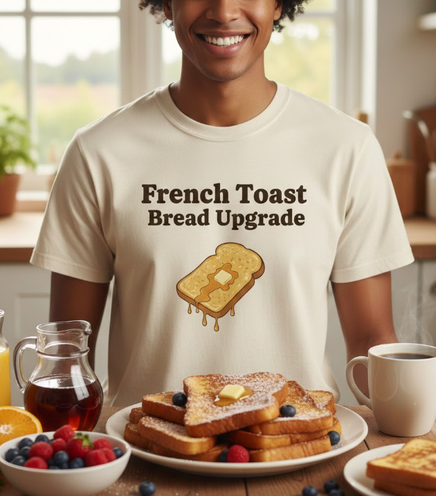 Gift idea for french toast lovers - French Toast Bread Upgrade t shirt