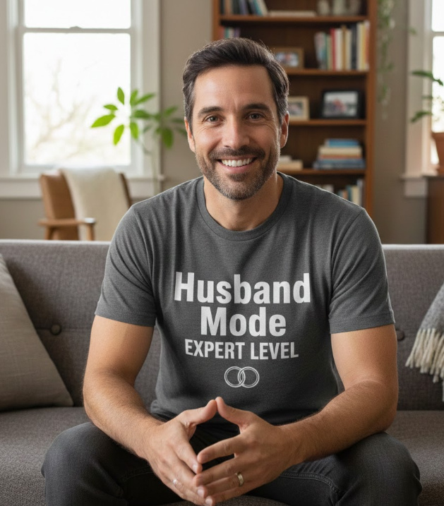 Gift idea for husband - Husband Mode Expert Level t shirt