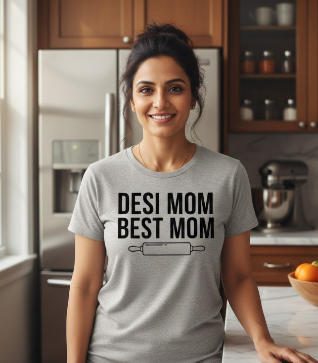 Gift idea for indian mom - Desi Mom Best Mom t shirt