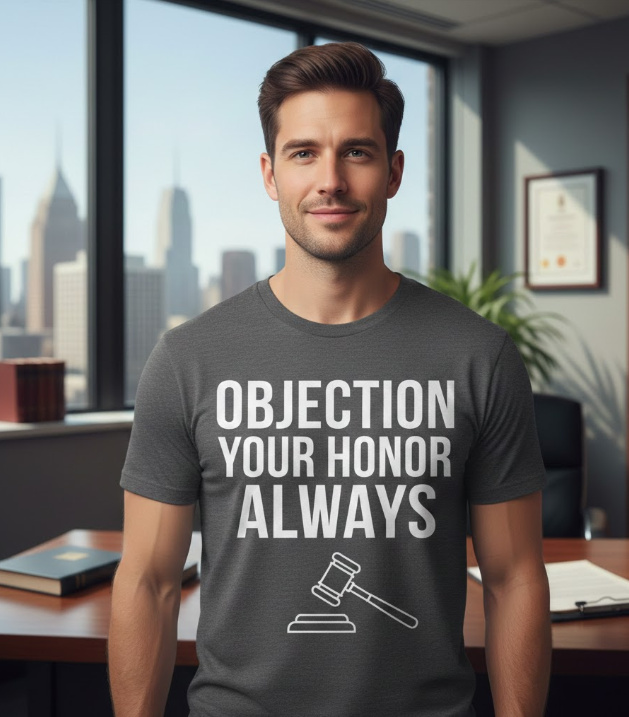 Gift idea for lawyers - Objection Your Honor Always t shirt