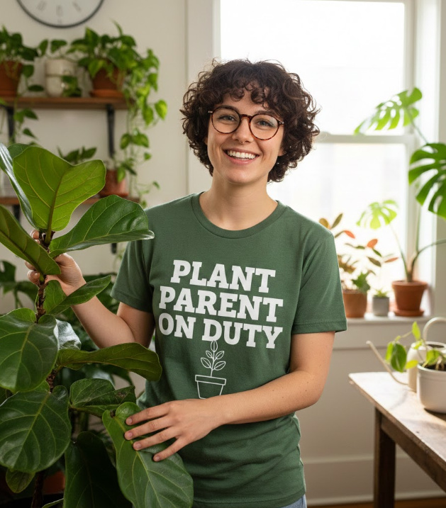 Gift idea for plant lovers - Plant Parent On Duty t shirt