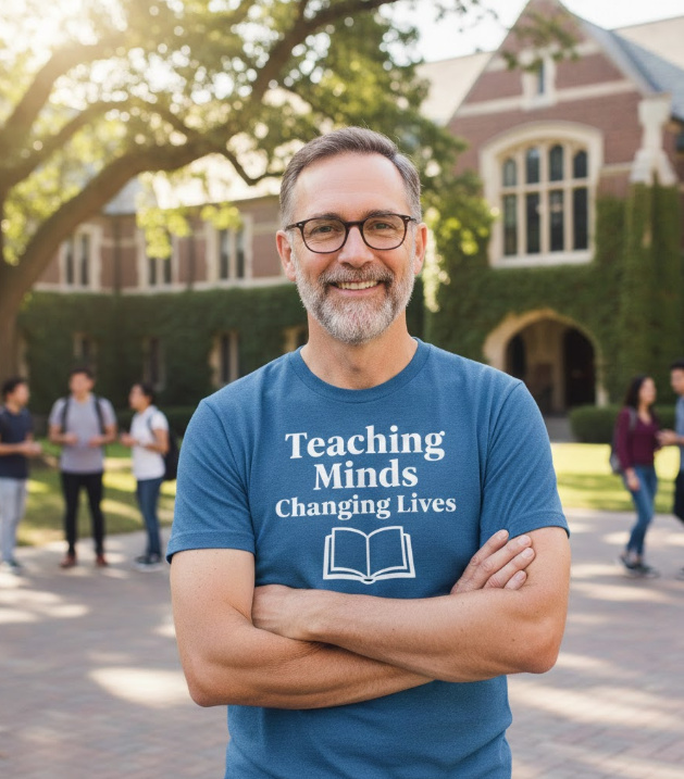 Gift idea for professor - Teaching Minds Changing Lives t shirt