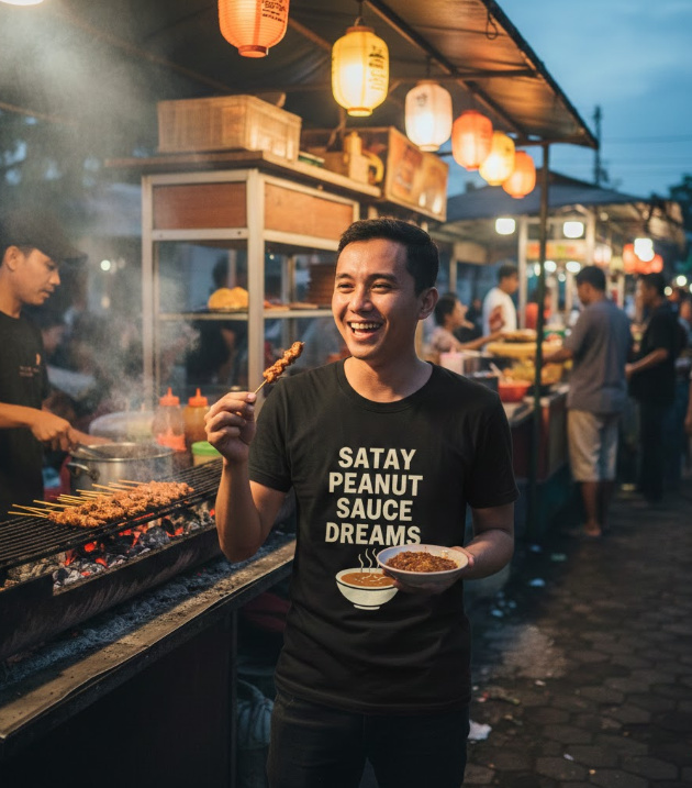 Gift idea for satay lovers - Satay Peanut Sauce Dreams t shirt