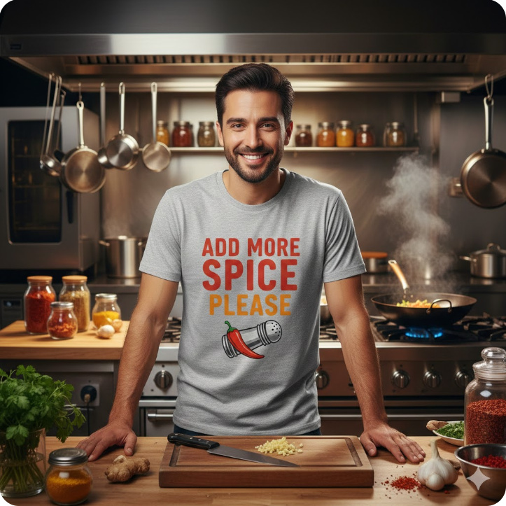 Gift idea for spice lover - Add More Spice Please t shirt