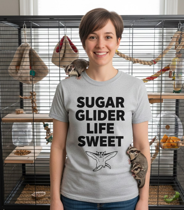 Gift idea for sugar glider lovers - Sugar Glider Life Sweet t shirt