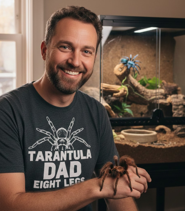 Gift idea for tarantula keepers - Tarantula Dad Eight Legs t shirt