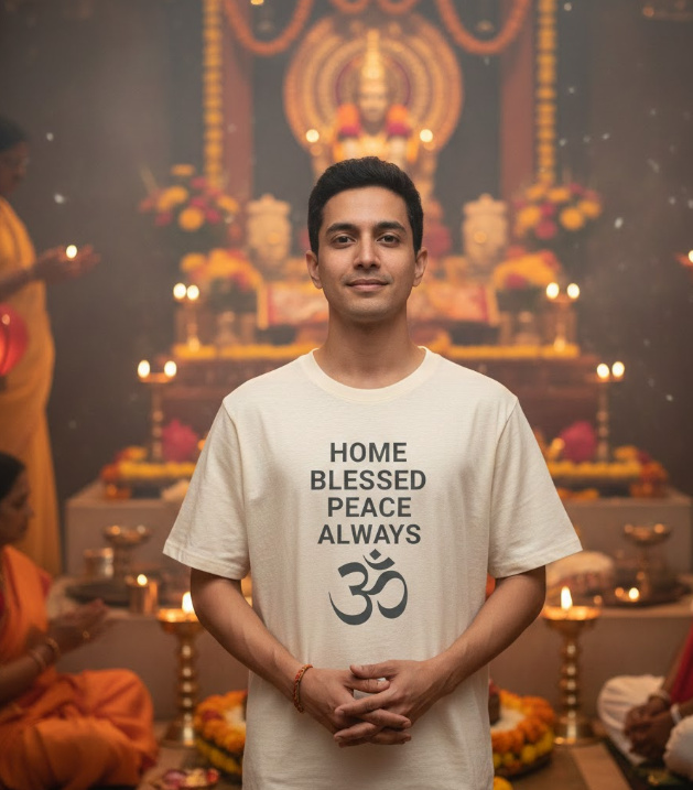 Gift idea for vastu shanti - Home Blessed Peace Always t shirt