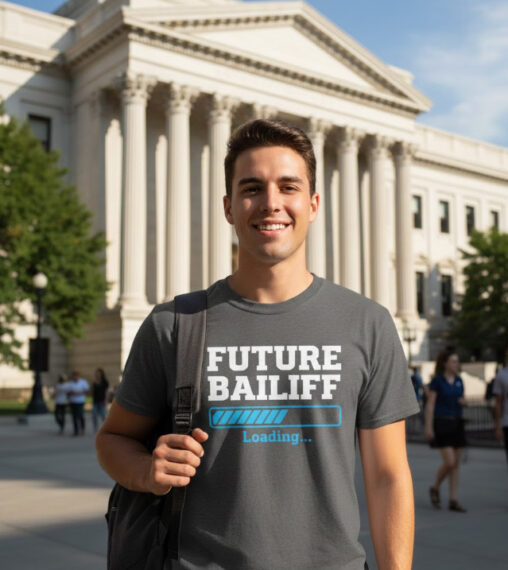 Gift idea for future bailiff - Future Bailiff Loading t shirt