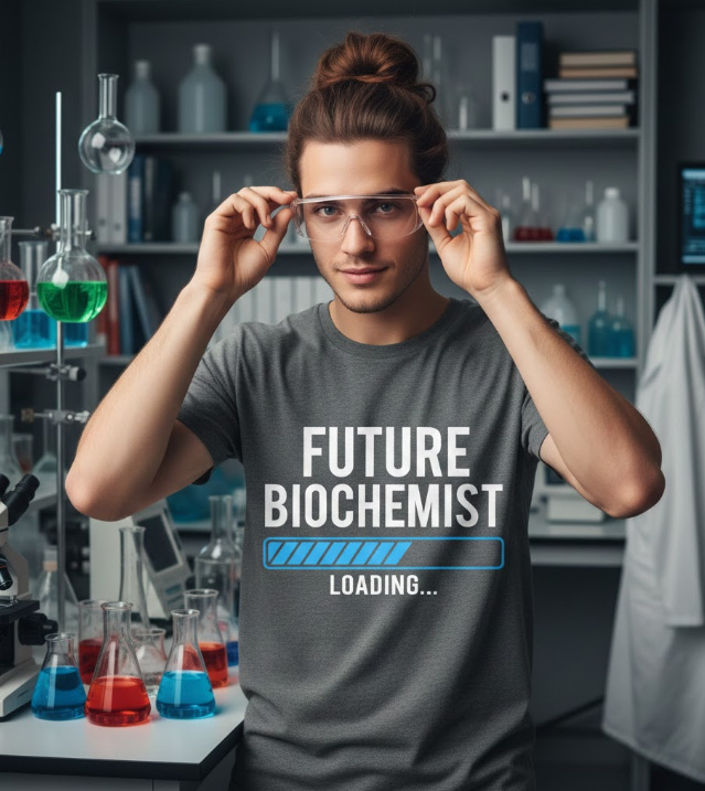 Gift idea for future biochemist - Future Biochemist Loading t shirt