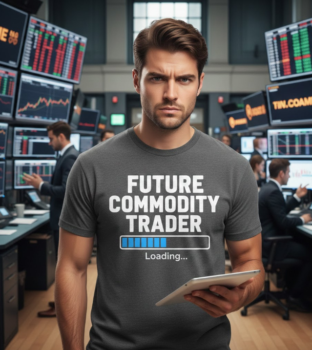 Gift idea for future commodity trader - Future Commodity Trader Loading t shirt