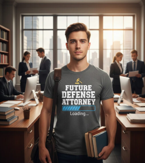 Gift idea for future defense attorney - Future Defense Attorney Loading t shirt