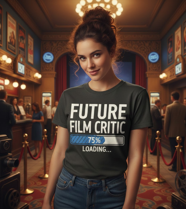 Gift idea for future film critic - Future Film Critic Loading t shirt