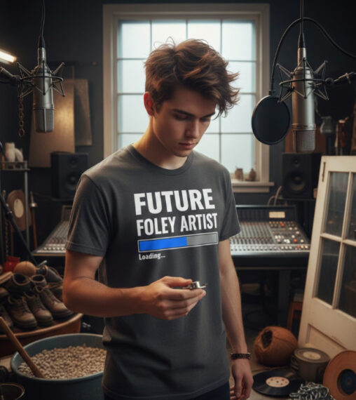 Gift idea for future foley artist - Future Foley Artist Loading t shirt