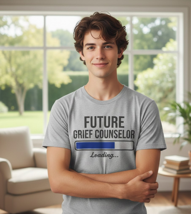 Gift idea for future grief counselor - Future Grief Counselor Loading t shirt