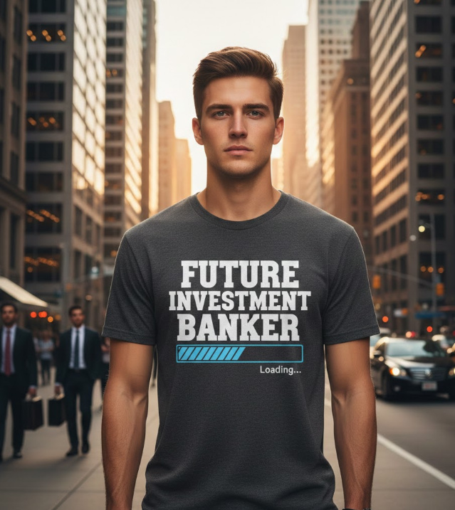 Gift idea for future investment banker - Future Investment Banker Loading t shirt
