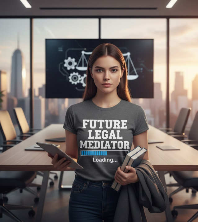 Gift idea for future legal mediator - Future Legal Mediator Loading t shirt