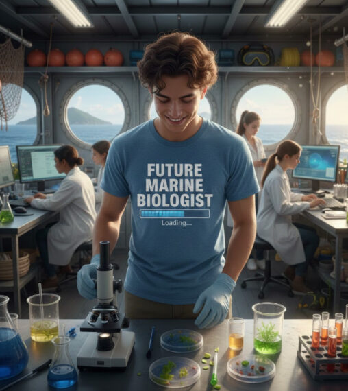 Gift idea for future marine biologist - Future Marine Biologist Loading t shirt
