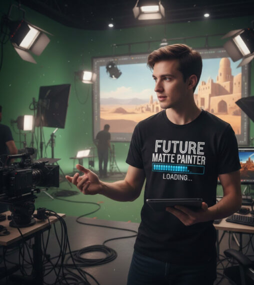 Gift idea for future matte painter - Future Matte Painter Loading t shirt