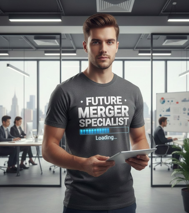 Gift idea for future merger specialist - Future Merger Specialist Loading t shirt