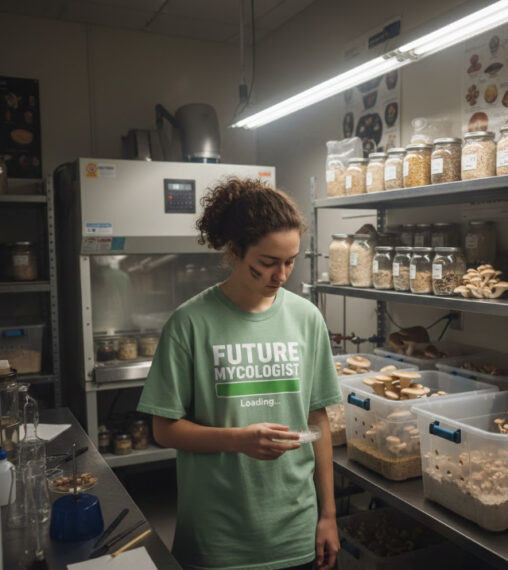 Gift idea for future mycologist - Future Mycologist Loading t shirt