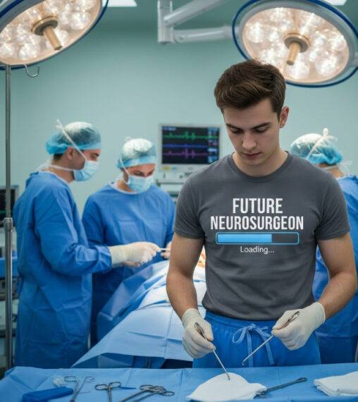 Gift idea for future neurosurgeon - Future Neurosurgeon Loading t shirt