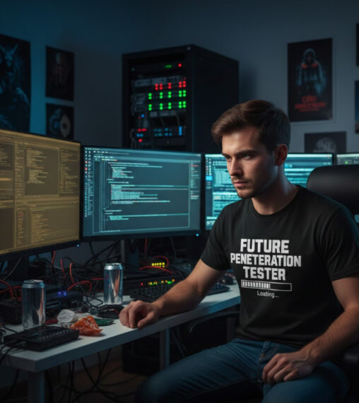 Gift idea for future penetration tester - Future Penetration Tester Loading t shirt