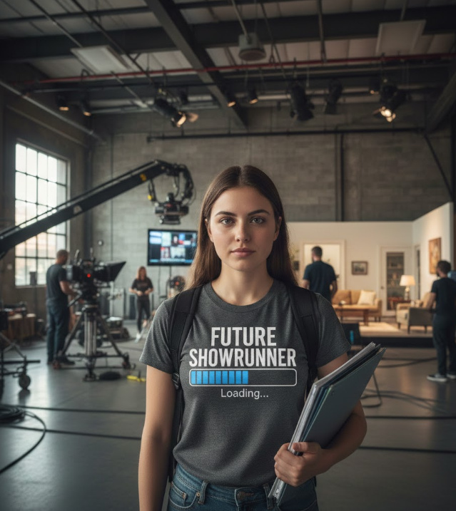 Gift idea for future showrunner - Future Showrunner Loading t shirt