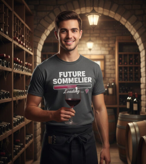 Gift idea for future sommelier - Future Sommelier Loading t shirt