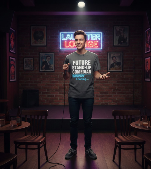 Gift idea for future stand-up comedian - Future Stand-Up Comedian Loading t shirt