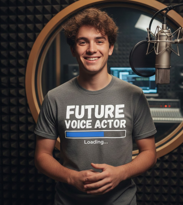 Gift idea for future voice actor - Future Voice Actor Loading t shirt
